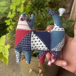 Patchwork Cat Plush